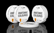 Bloque Anatomic Coloured de Zirkonzahn como ejemplo de material fresable